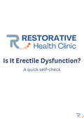 Is It Erectile Dysfunction? Take Our Free Self-Check