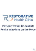 Patient Travel Checklist: Penile Injections on the Move