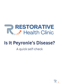 Is It Peyronie's Disease? Take Our Free Self-Check