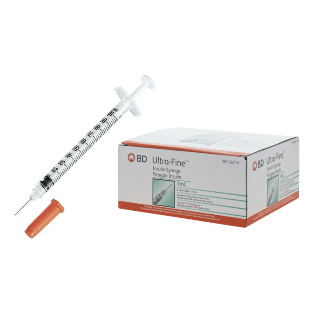 Intracavernosal Injection 1.0mL (100 Unit) Syringe Box – 100 Pack