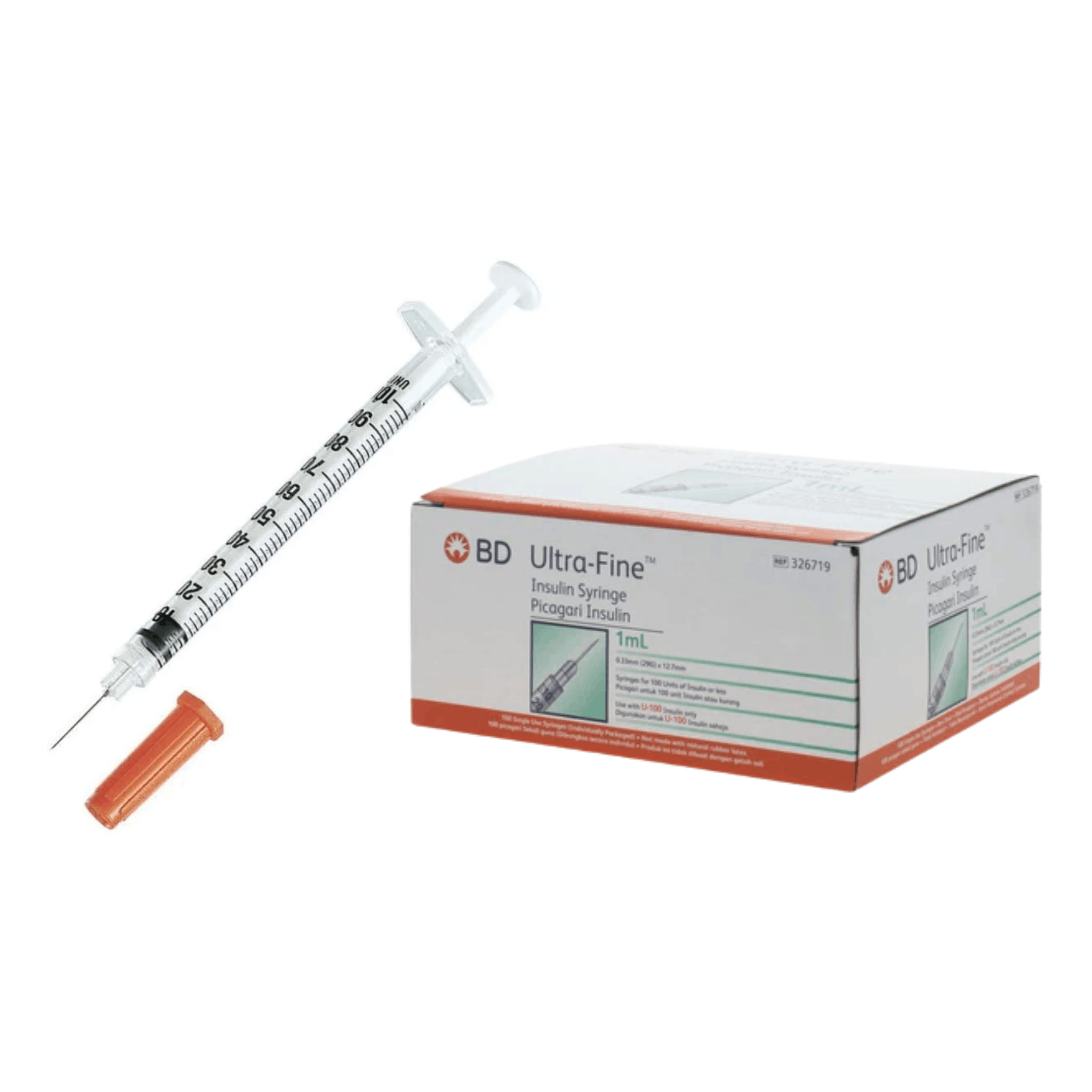 Intracavernosal Injection 1.0mL (100 Unit) Syringe Box – 100 Pack