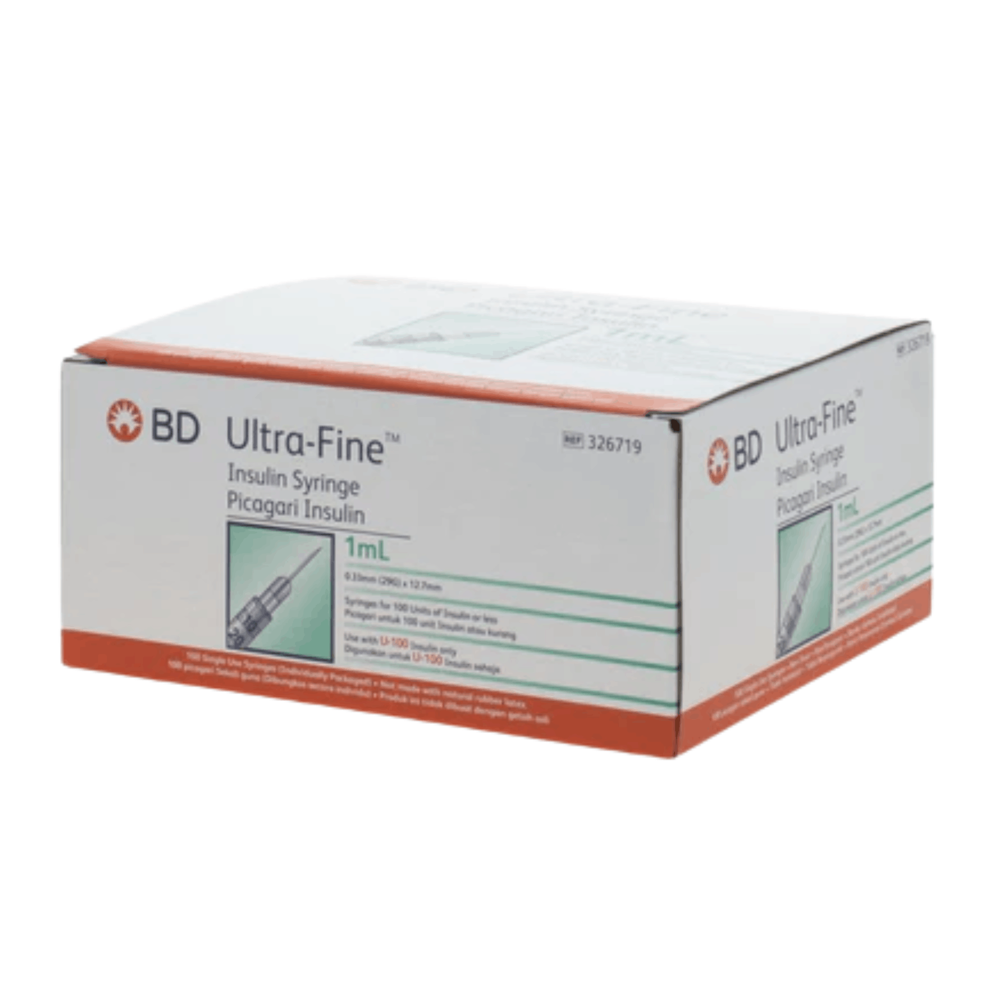Intracavernosal Injection 1.0mL (100 Unit) Syringe Box – 100 Pack