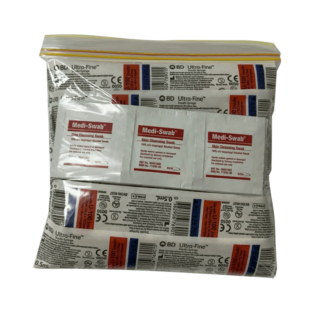 Intracavernosal Injection 0.5mL (50 Unit) Syringe Starter Pack – 20 Pack